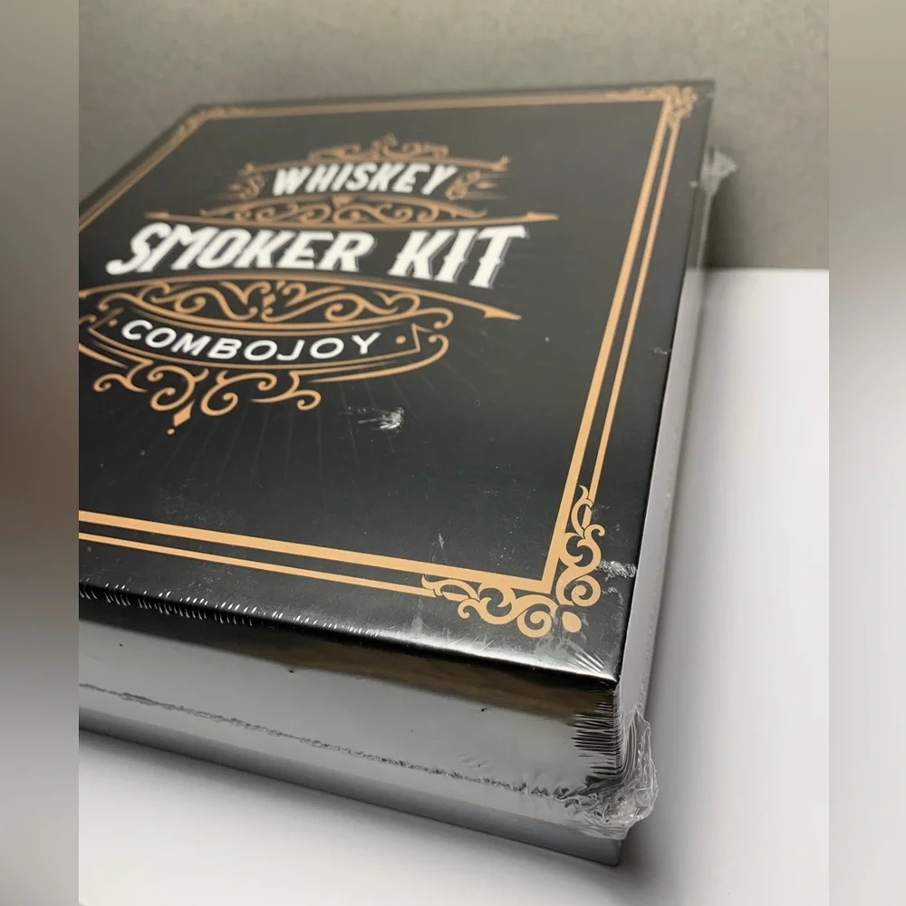 Whiskey Smoker Kit - Black with Gold Accents